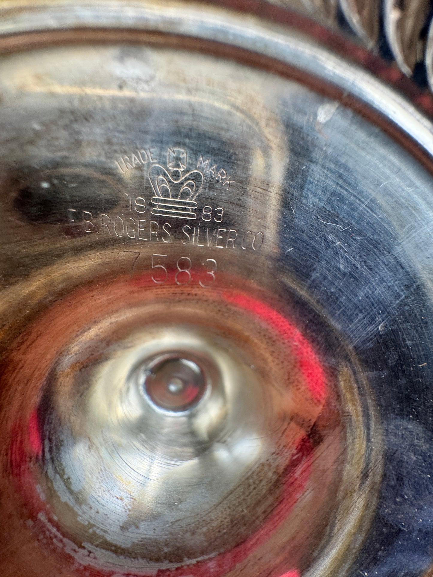 F.B. Rogers Silver Co. Silverplate Convertible 3-Light Candelabra – Marked 7583