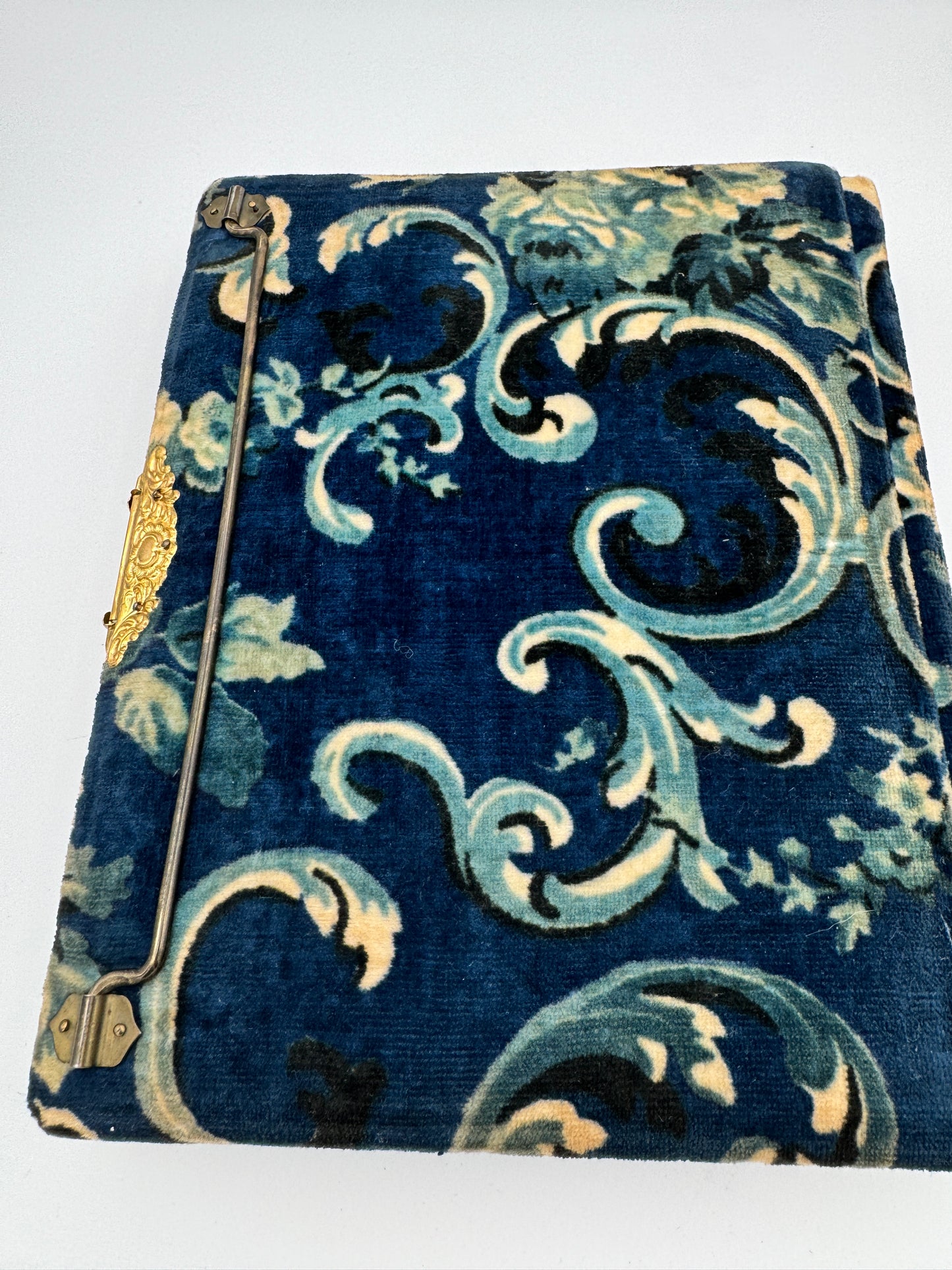 Antique Victorian Photo Album with Mirror & Clasp (c. 1870s)