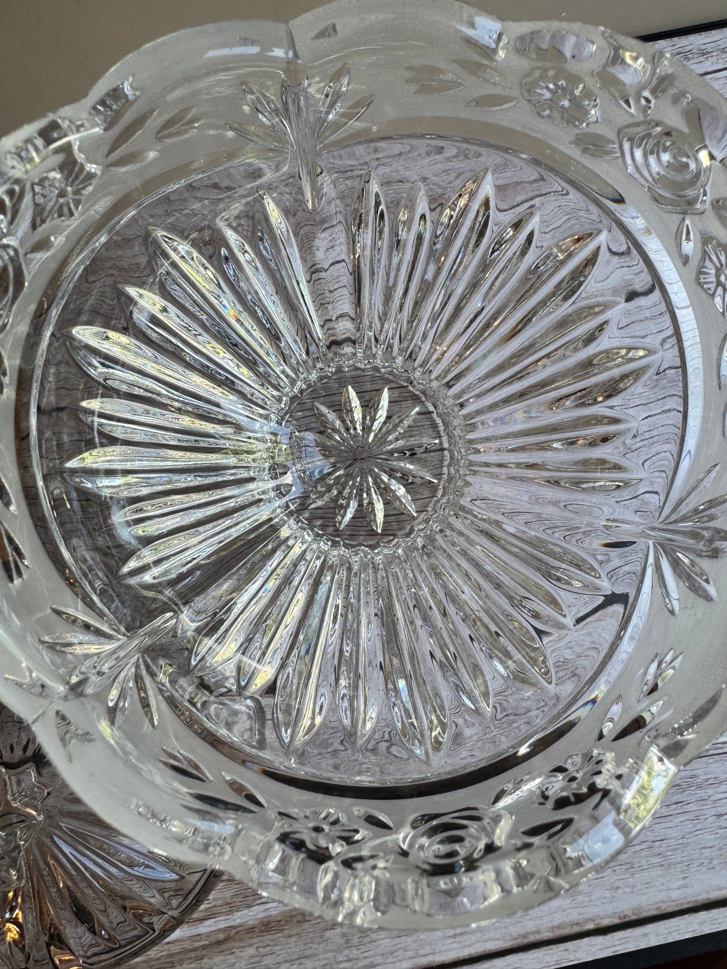 Vintage Crystal Lidded Dish – Heirloom-Style Candy or Biscuit Jar