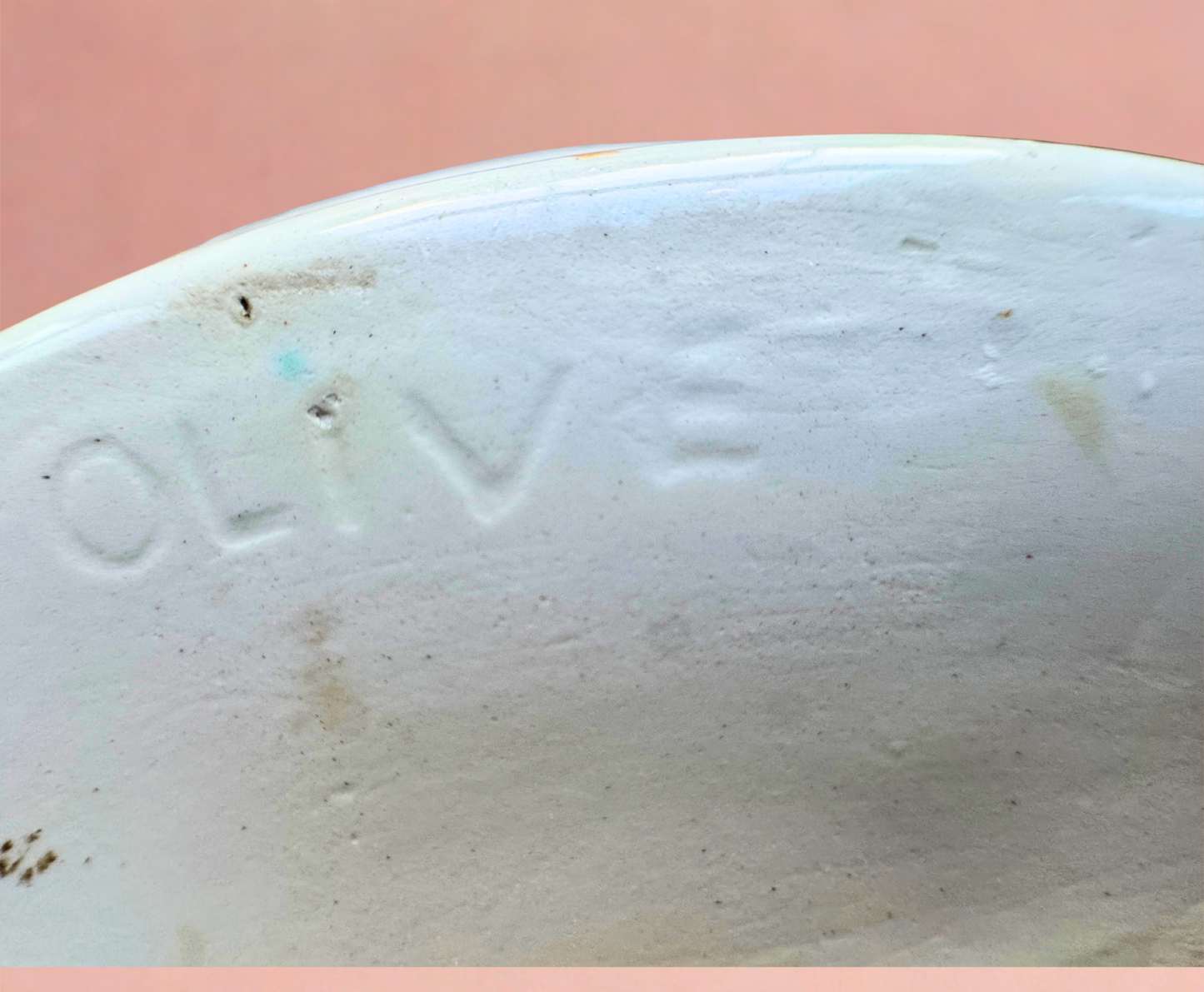 Vintage Atlantic Mold Double-Handled Floral Vase – Raised Glazed Flowers – 11” Ceramic