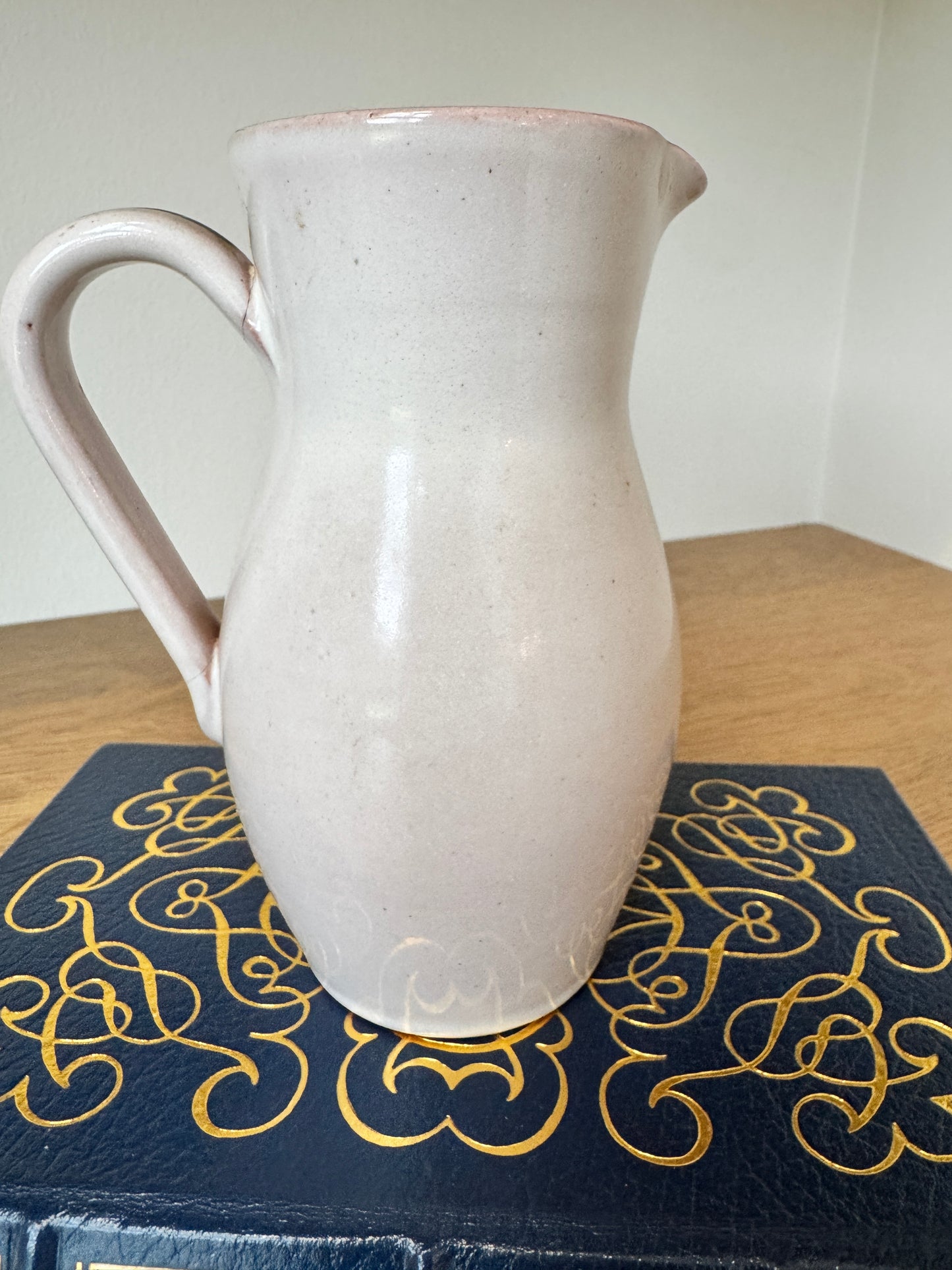 Rare Vintage Meister Switzerland Pitcher - Repaired Handle, 4.5" x 6.5"