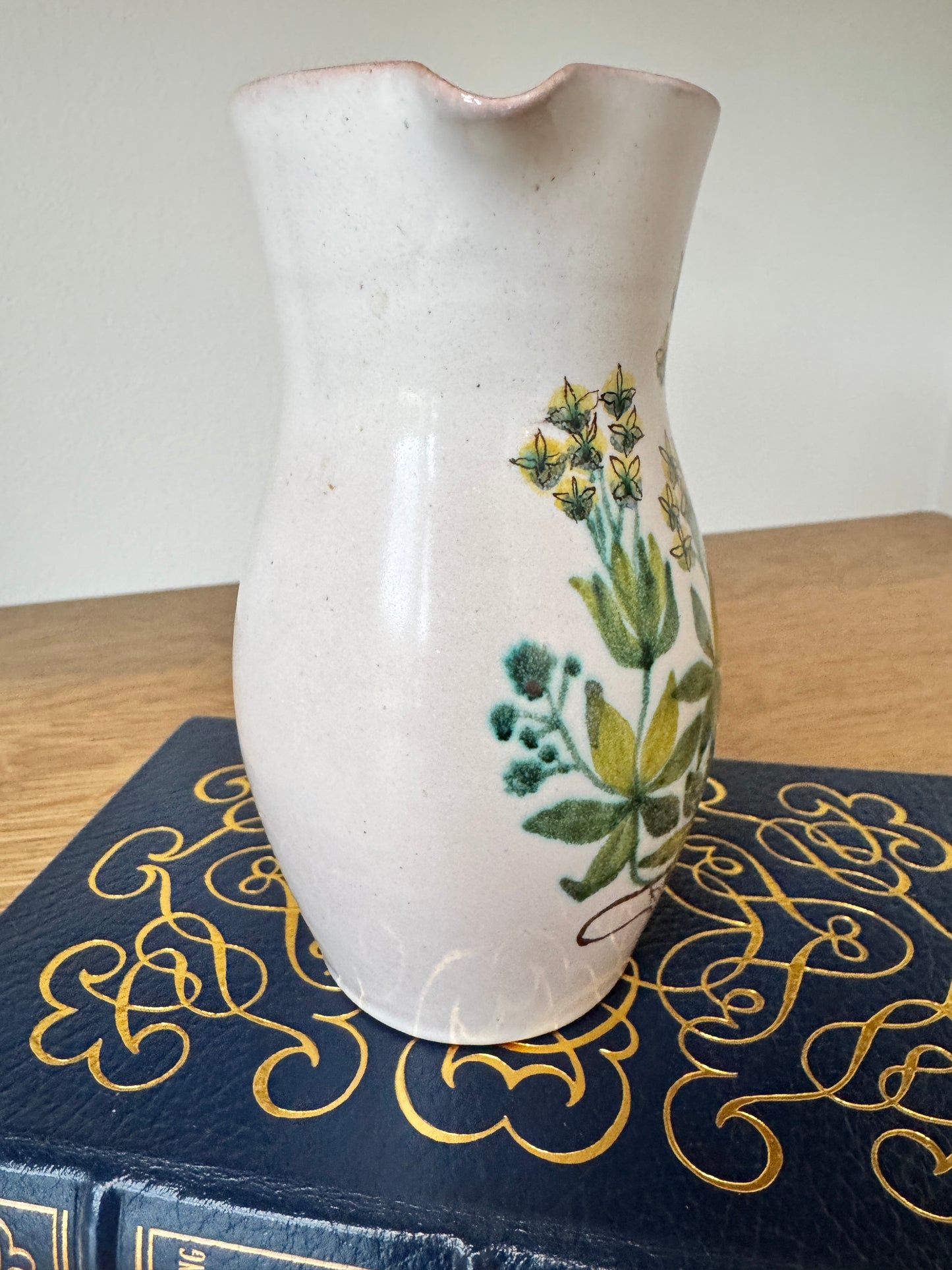 Rare Vintage Meister Switzerland Pitcher - Repaired Handle, 4.5" x 6.5"