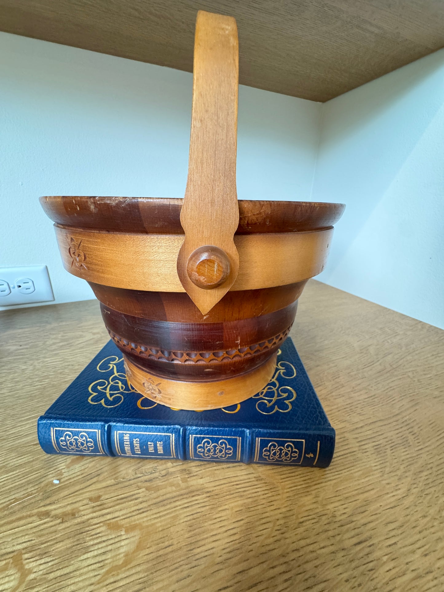 Original Swiss Wooden Milk Bucket - Handcarved in Switzerland