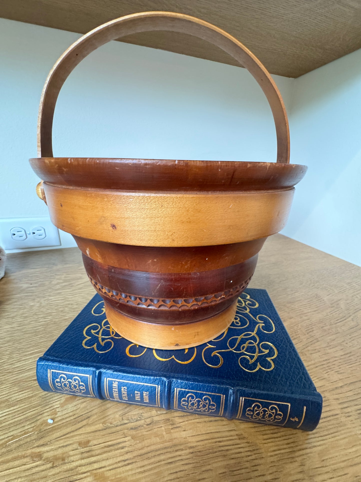 Original Swiss Wooden Milk Bucket - Handcarved in Switzerland