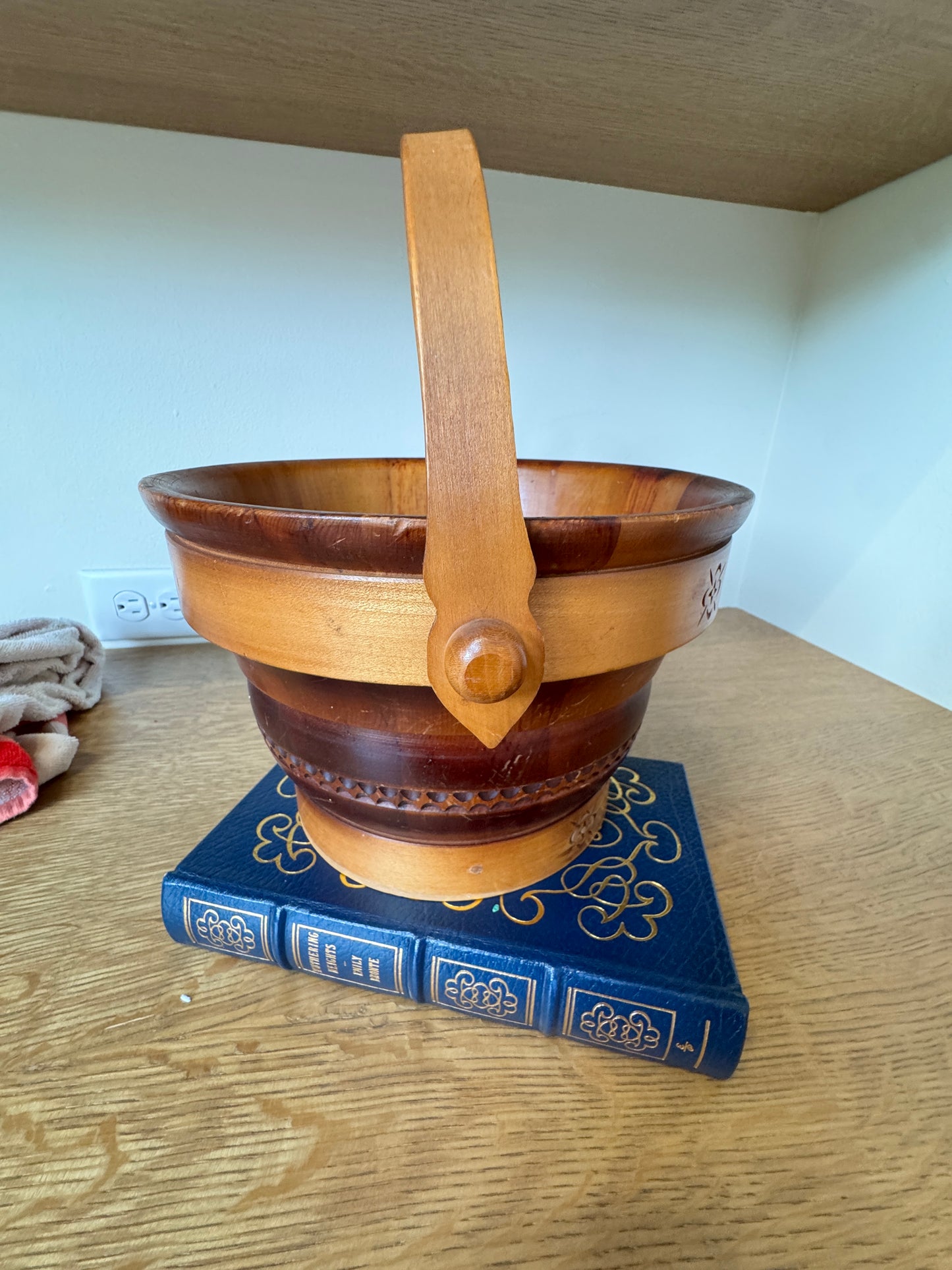 Original Swiss Wooden Milk Bucket - Handcarved in Switzerland
