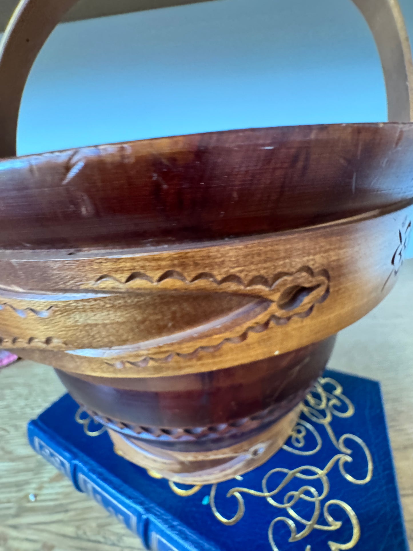 Original Swiss Wooden Milk Bucket - Handcarved in Switzerland
