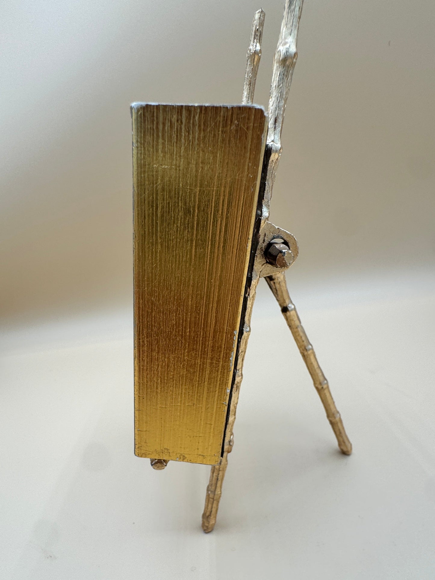 Framed Harlequin Pierrot Print by Eva Müller-Rudolf (Typed Label) – Small Theatrical Wall Art (4.5” x 4”)