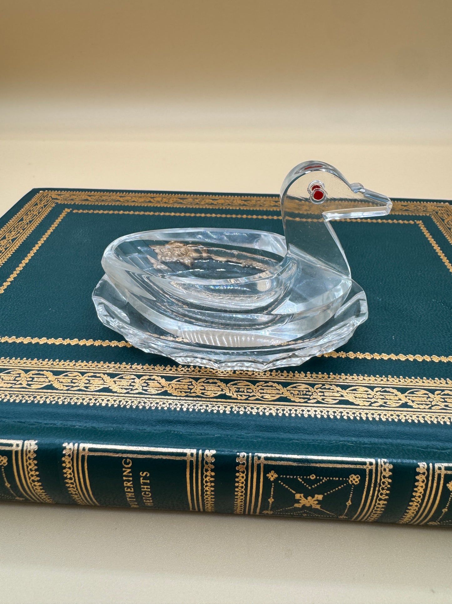 Crystal Duck Salt Cellar – Made in Czechoslovakia