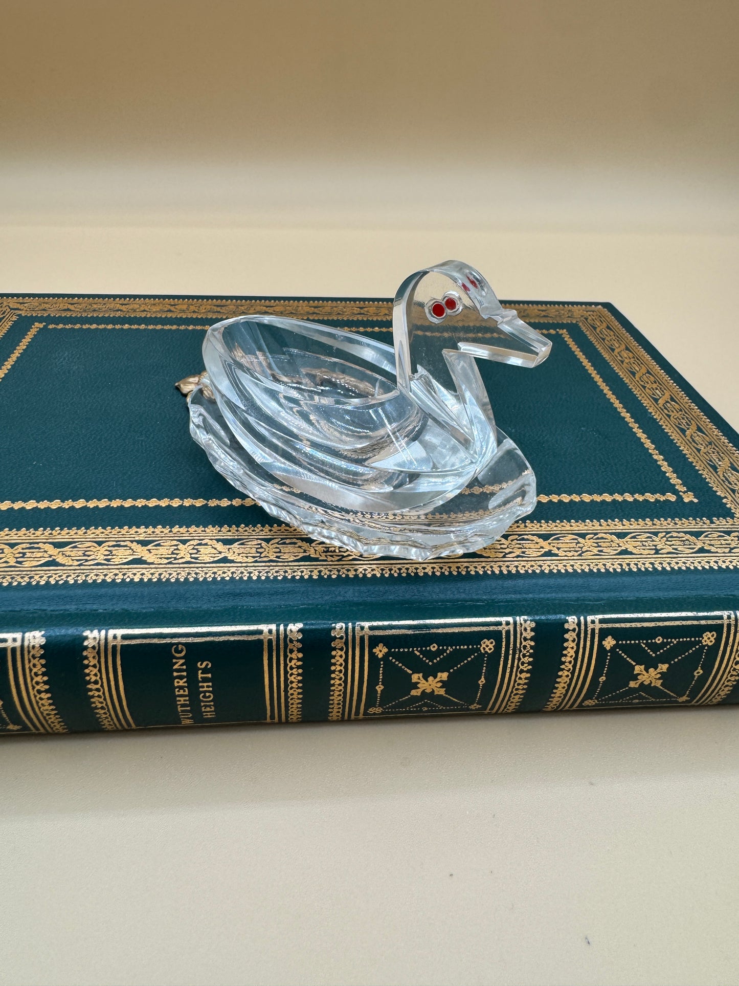 Crystal Duck Salt Cellar – Made in Czechoslovakia