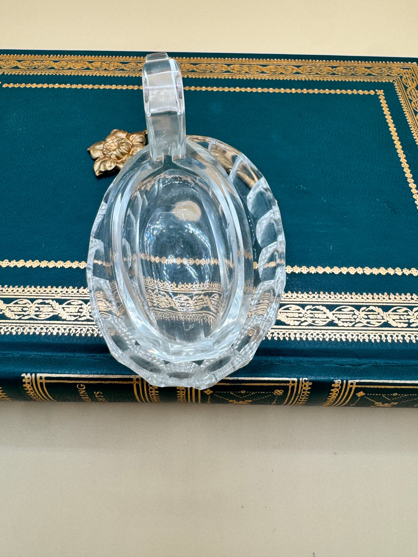 Crystal Duck Salt Cellar – Made in Czechoslovakia