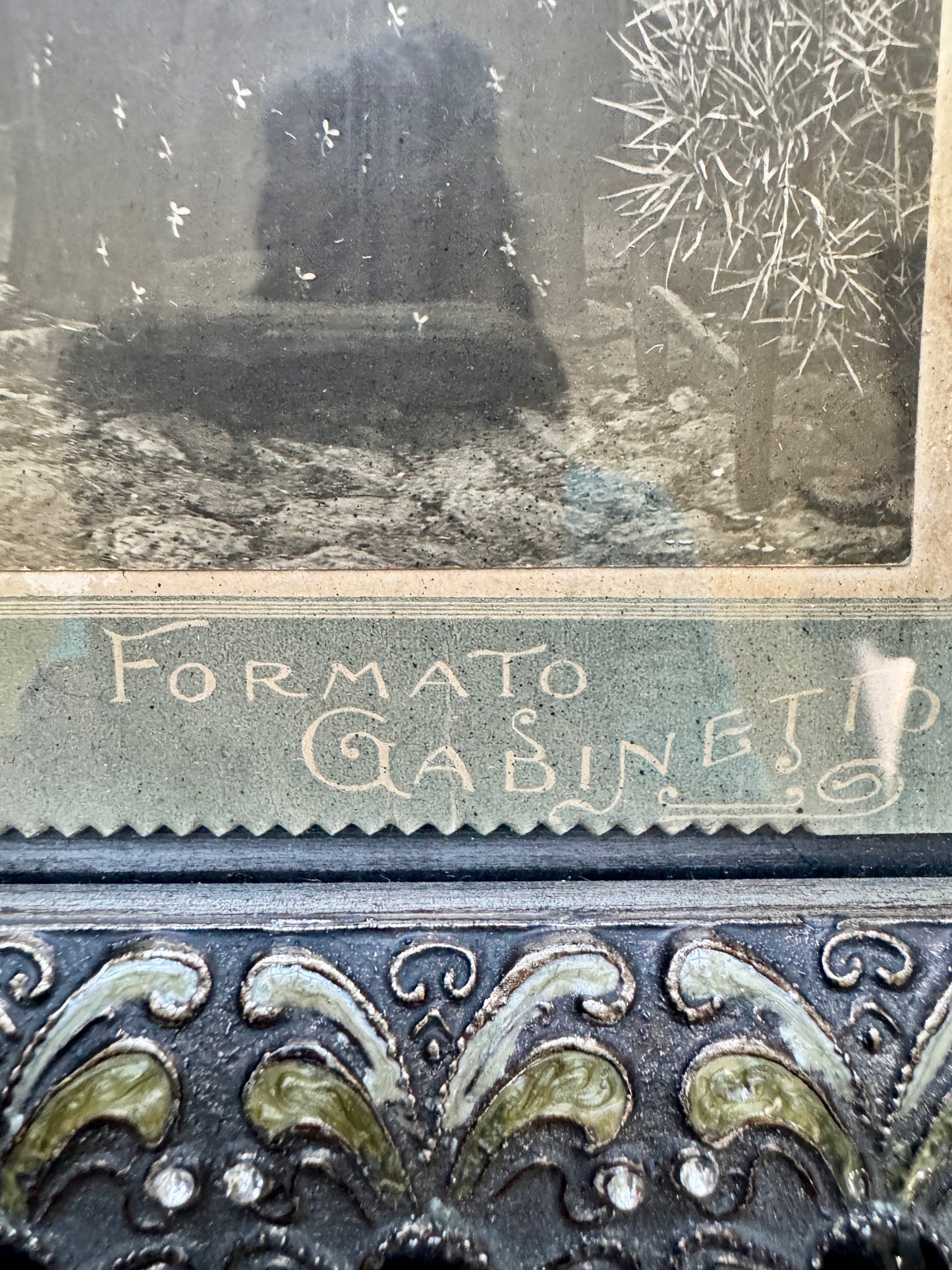 Antique Italian Formato Gabinetto Potrait - Early 1900s Cabinet Photograph