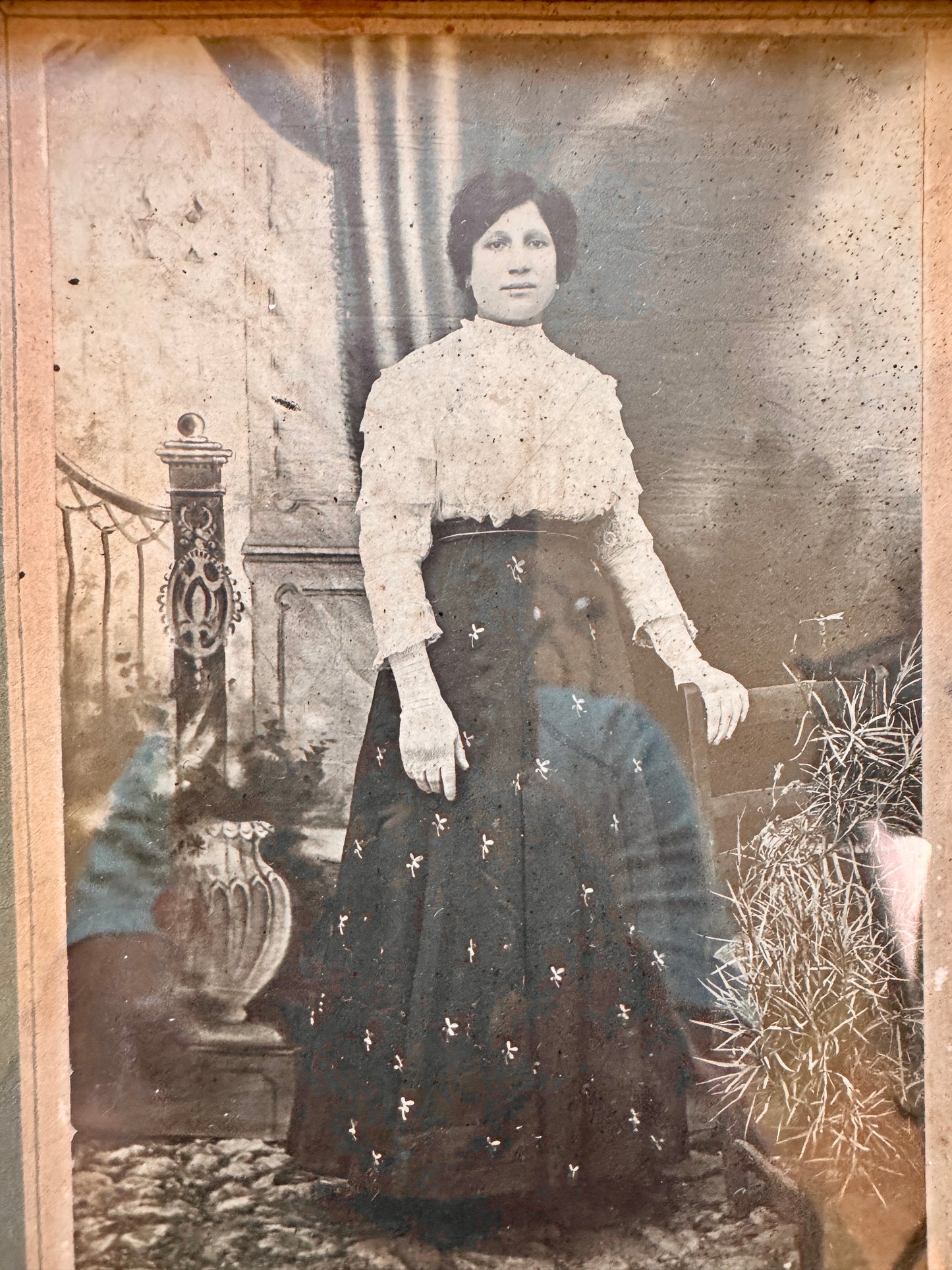 Antique Italian Formato Gabinetto Potrait - Early 1900s Cabinet Photograph
