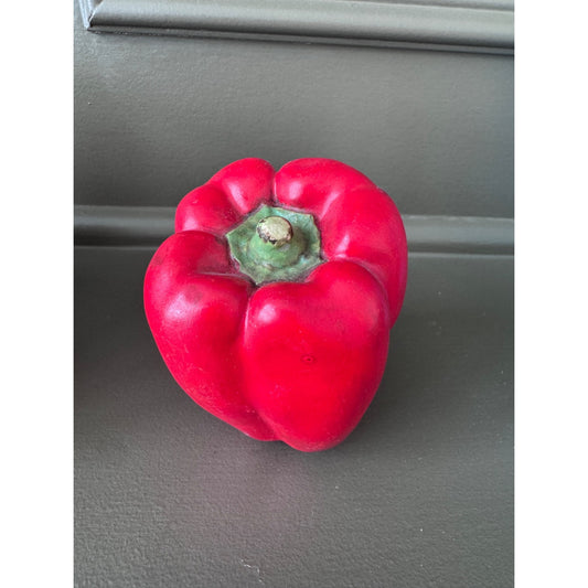 Mary Kirk Kelly Signed Ceramic Red Bell Pepper