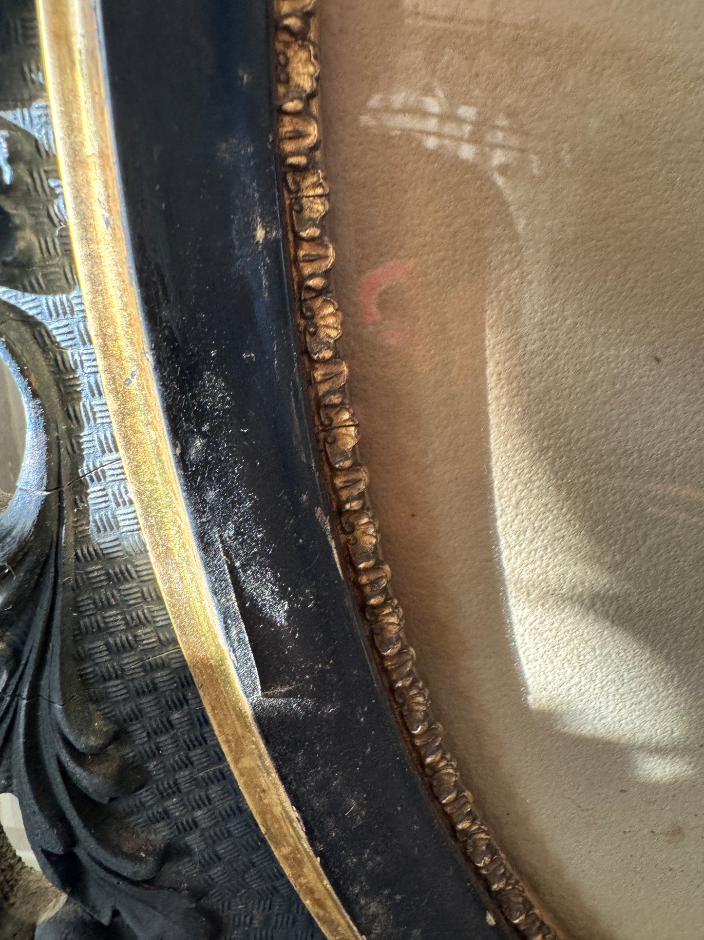 Victorian Oval Portrait in Ornate Frame