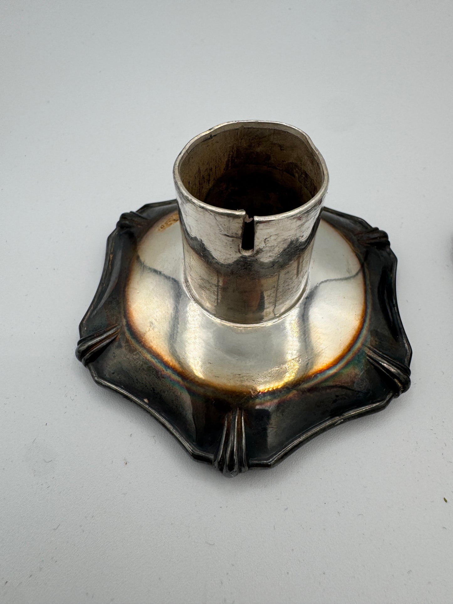 Antique Wilcox Silver Plate Co. Quadruple Plate Candlesticks – Victorian Era, Ornate Silver Candle Holders (Pair), c.1880s