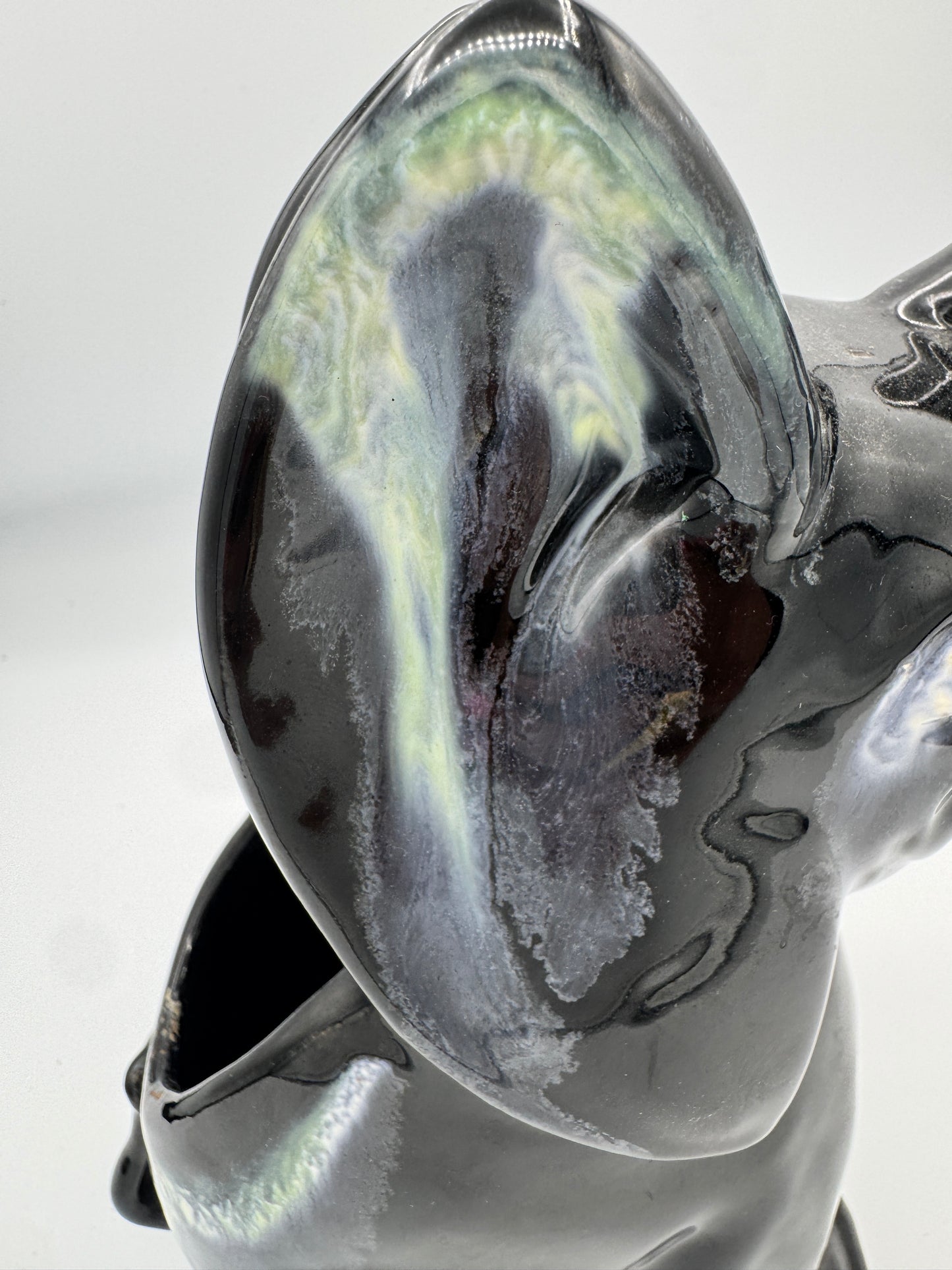 Royal Haeger Black Elephant Figurine – Handcrafted USA (#509)