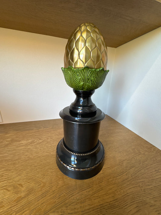 Solid Bronze Decorative Finial – Ornate Cast Design – 14.5" Tall