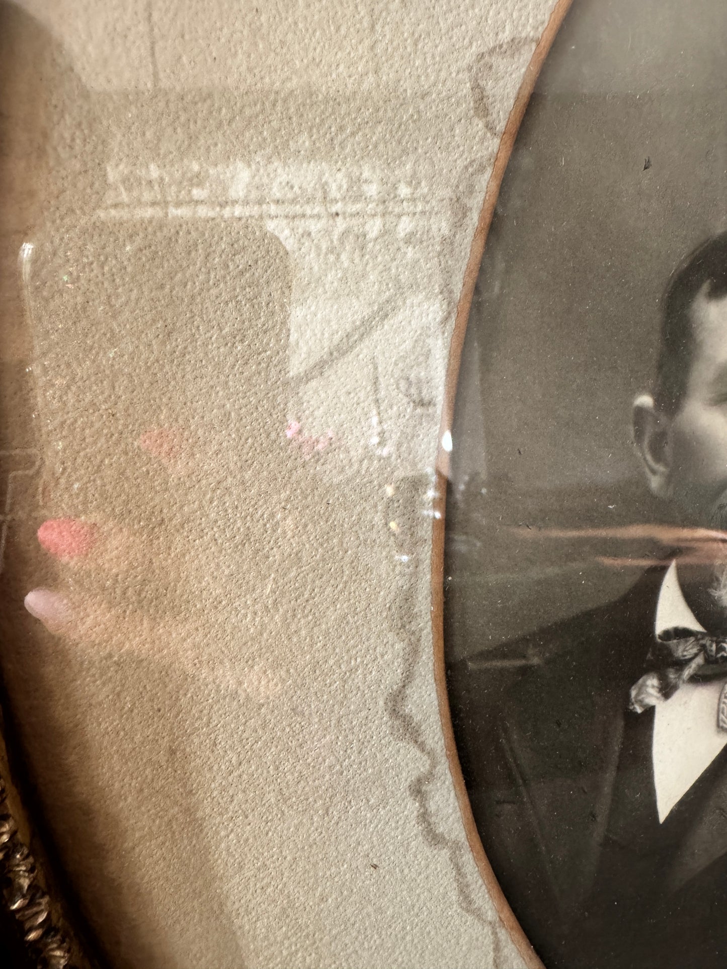 Victorian Oval Portrait in Ornate Frame