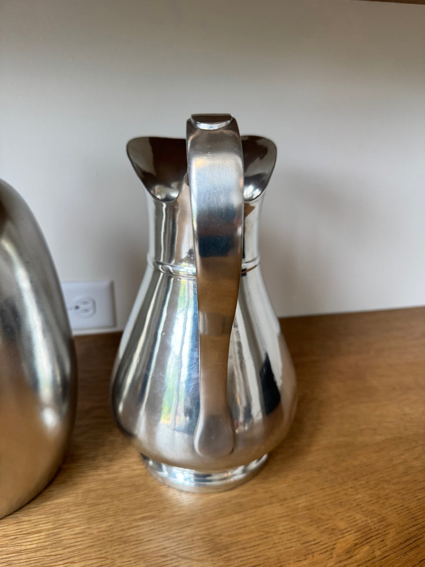 Barneys New York Silver-Plated Pitcher & Vase Set – Polished Finish with Original Tags