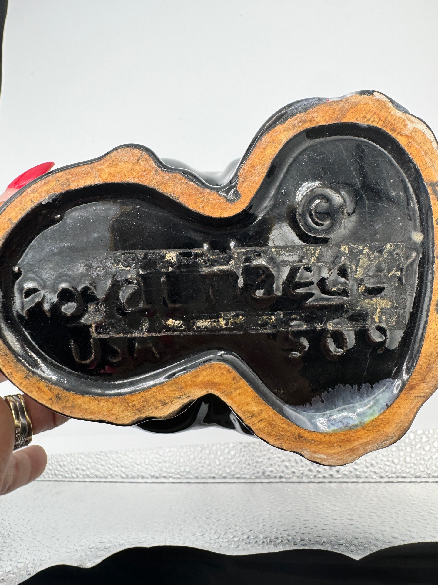 Royal Haeger Black Elephant Figurine – Handcrafted USA (#509)