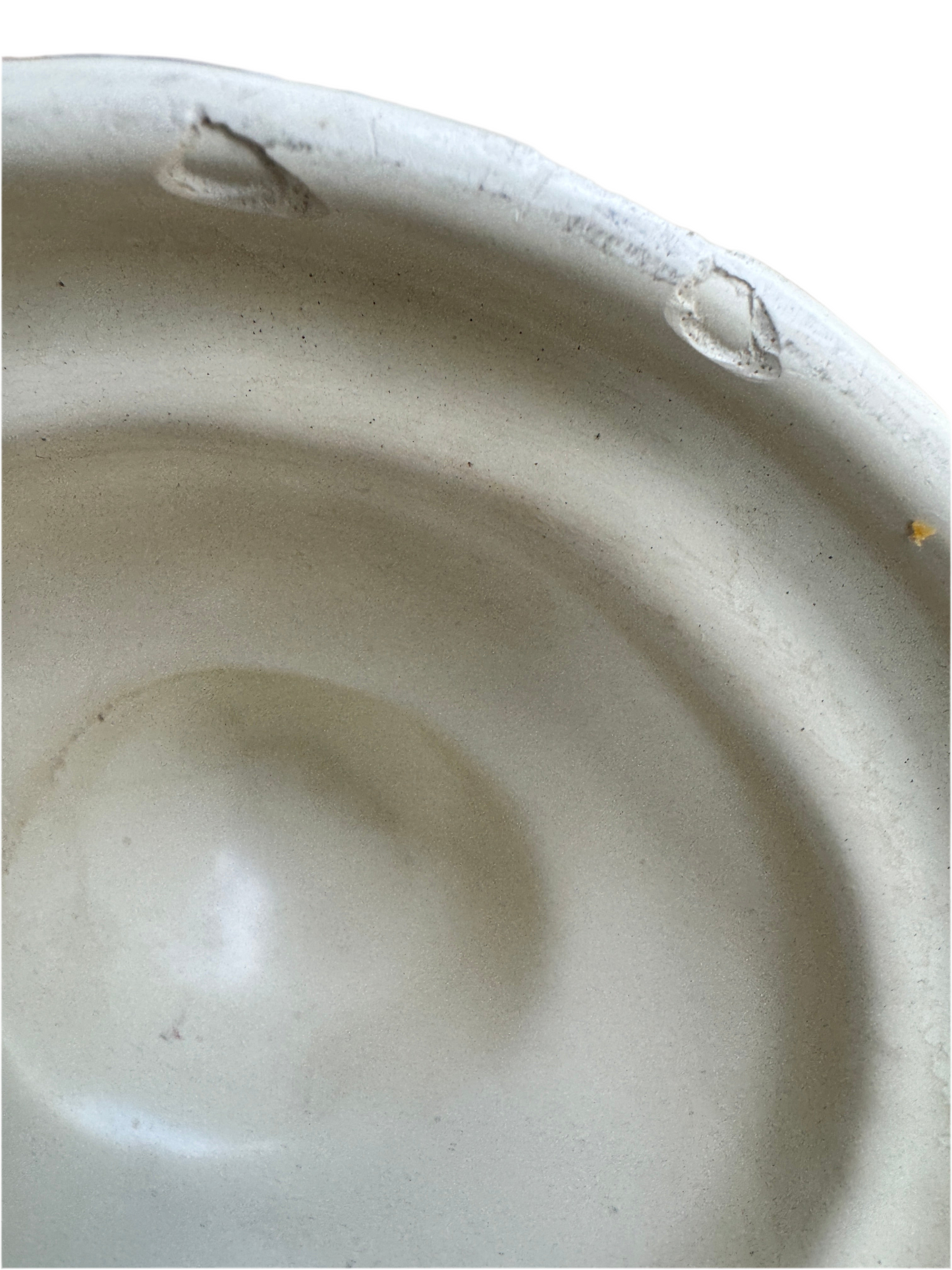 Hand-painted Italian Toleware Floral Candlestick – Vintage White Metal Roses & Leaves