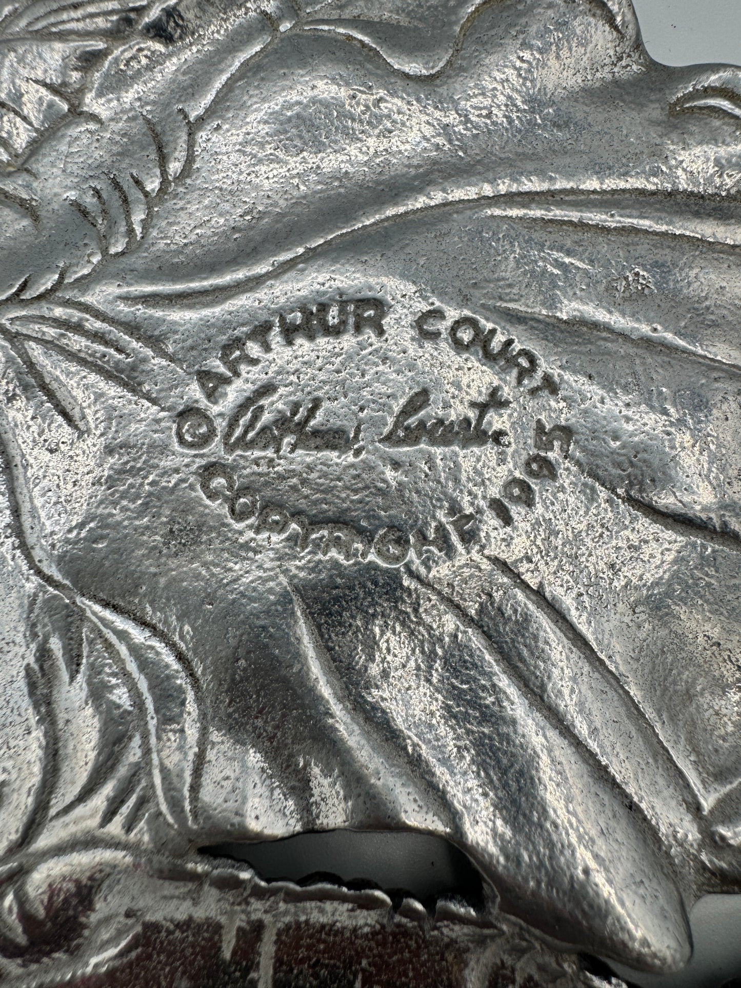 Arthur Court 1995 Elephant Trivet – Silver-Tone Aluminum