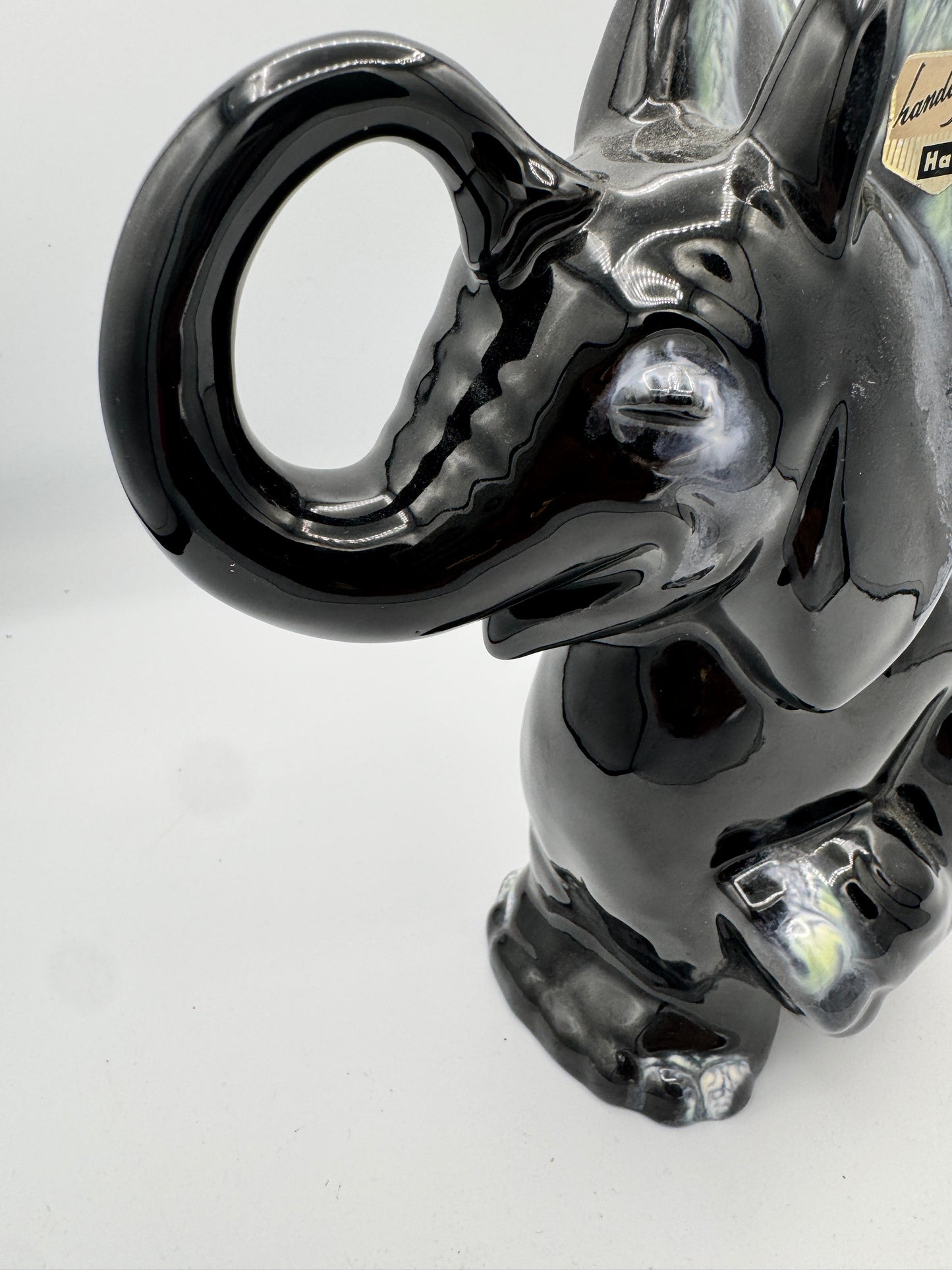 Royal Haeger Black Elephant Figurine – Handcrafted USA (#509)