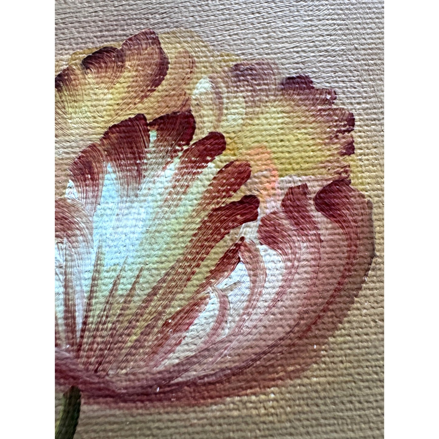 Floral Still Life Oil Painting on Canvas Framed | Textured Hand-Painted Bouquet Art