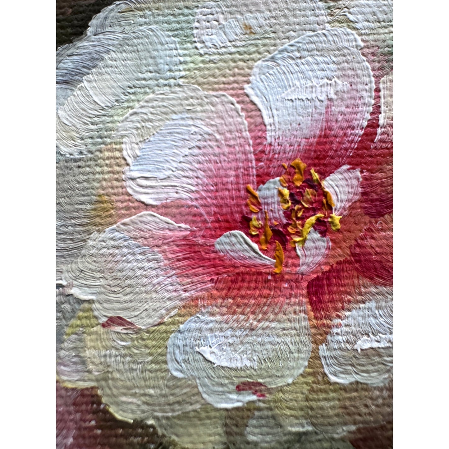 Floral Still Life Oil Painting on Canvas Framed | Textured Hand-Painted Bouquet Art