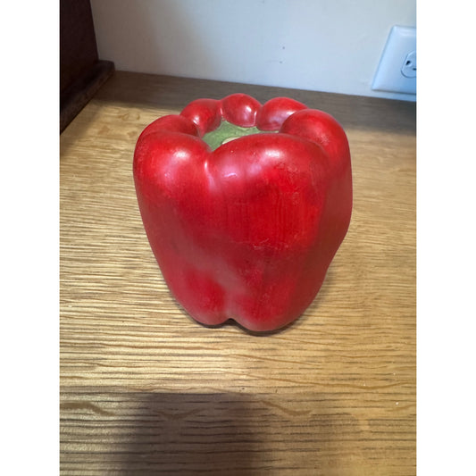 Mary Kirk Kelly Ceramic Red Bell Pepper Sculpture – Signed