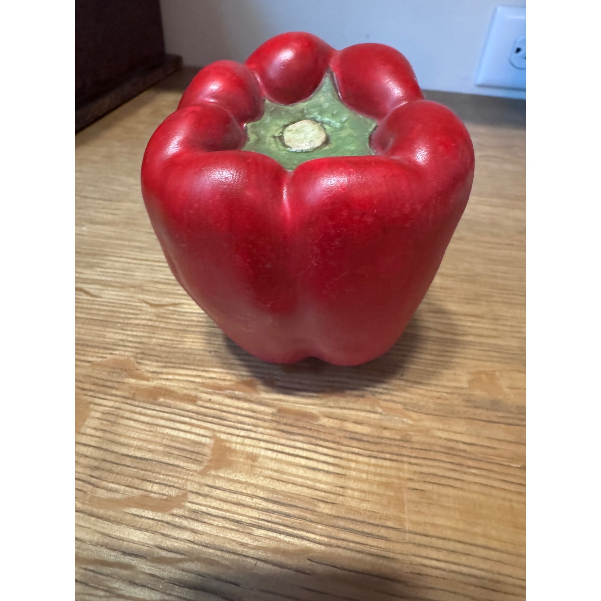 Mary Kirk Kelly Ceramic Red Bell Pepper Sculpture – Signed