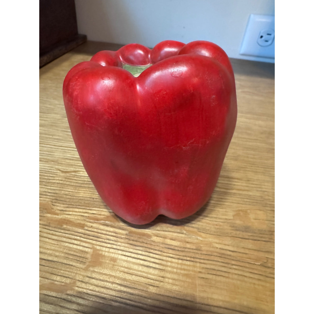 Mary Kirk Kelly Ceramic Red Bell Pepper Sculpture – Signed