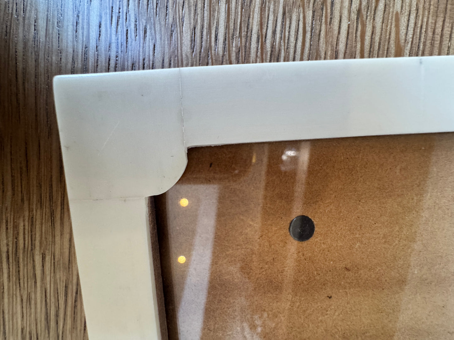 Two stylish stone photo frames