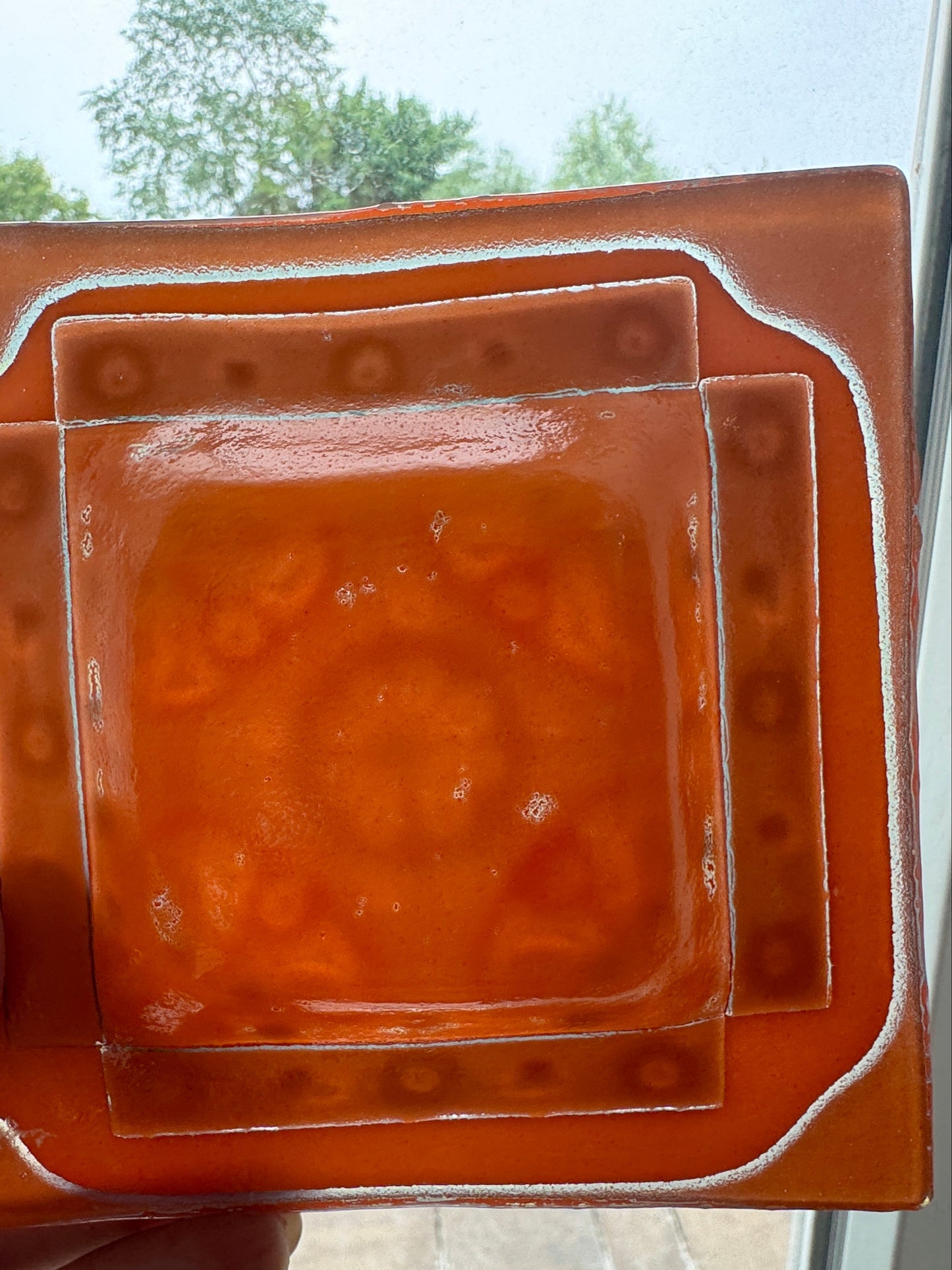 Signed Higgins Mid-Century Glass Catchall – Dearborn Studio Era (1958–1964)