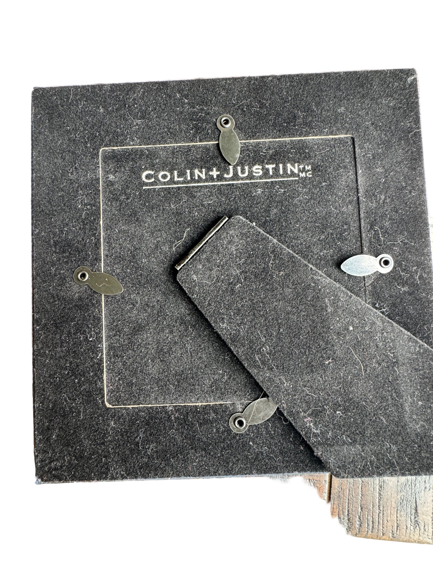 Set of 3 Navy Faux Leather Photo Frames – Colin + Justin &amp; Max Studio