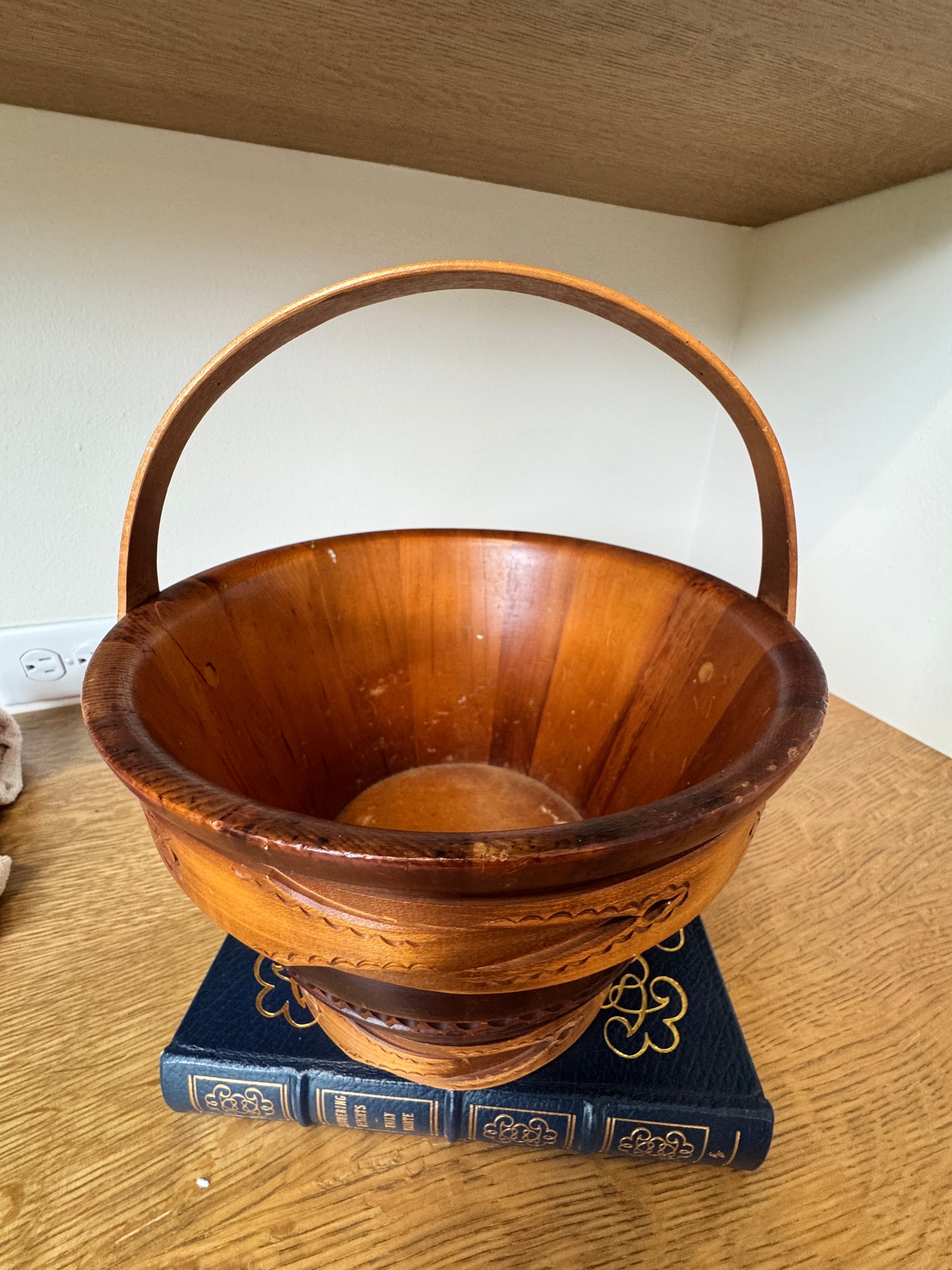Original Swiss Wooden Milk Bucket - Handcarved in Switzerland