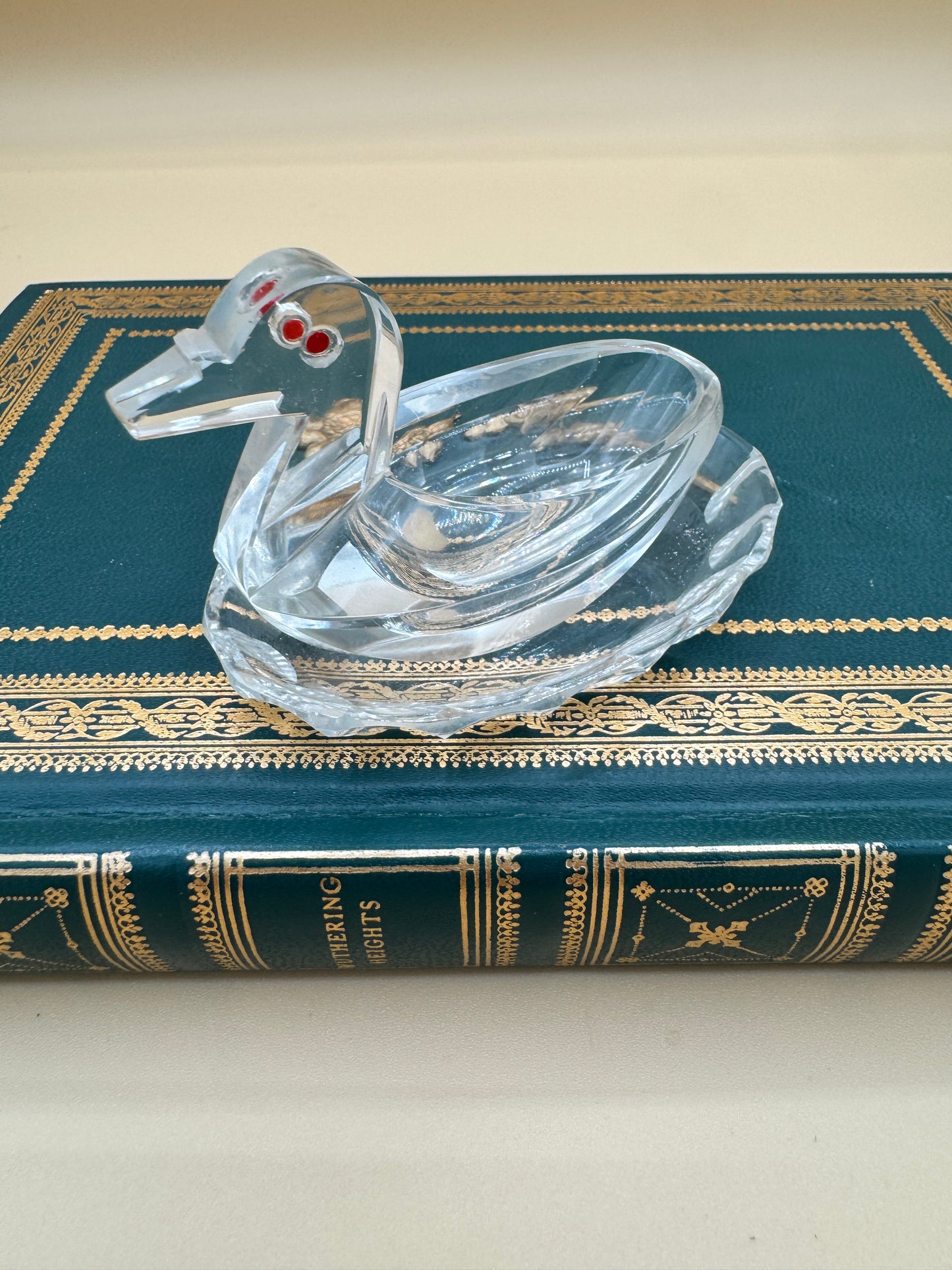 Crystal Duck Salt Cellar – Made in Czechoslovakia