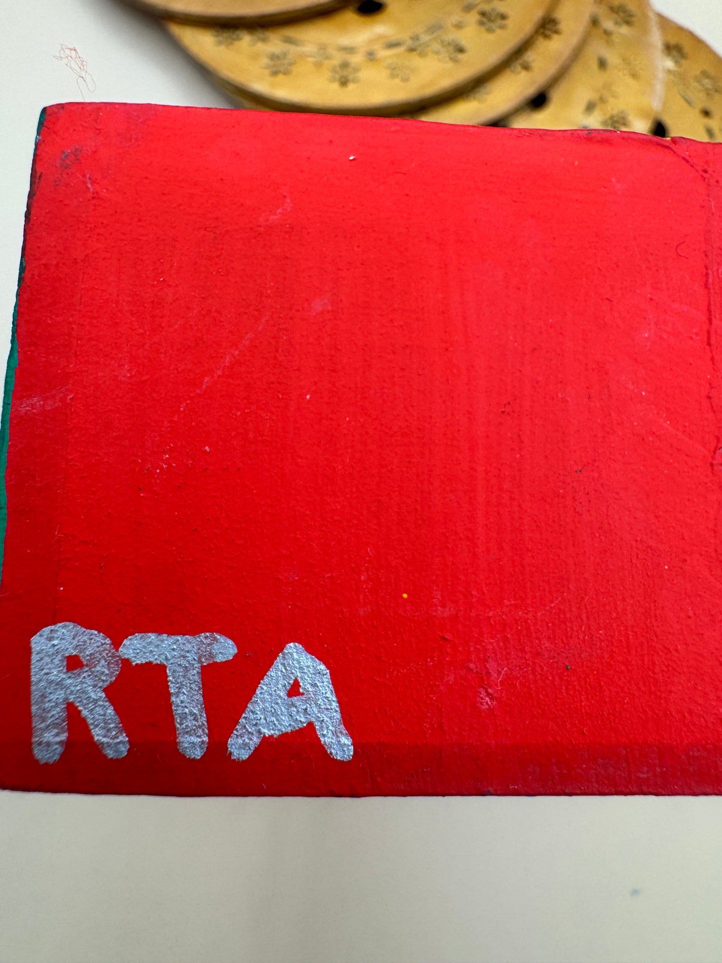 Wooden Laser Cut Coaster Set with Holder – 6 Pieces