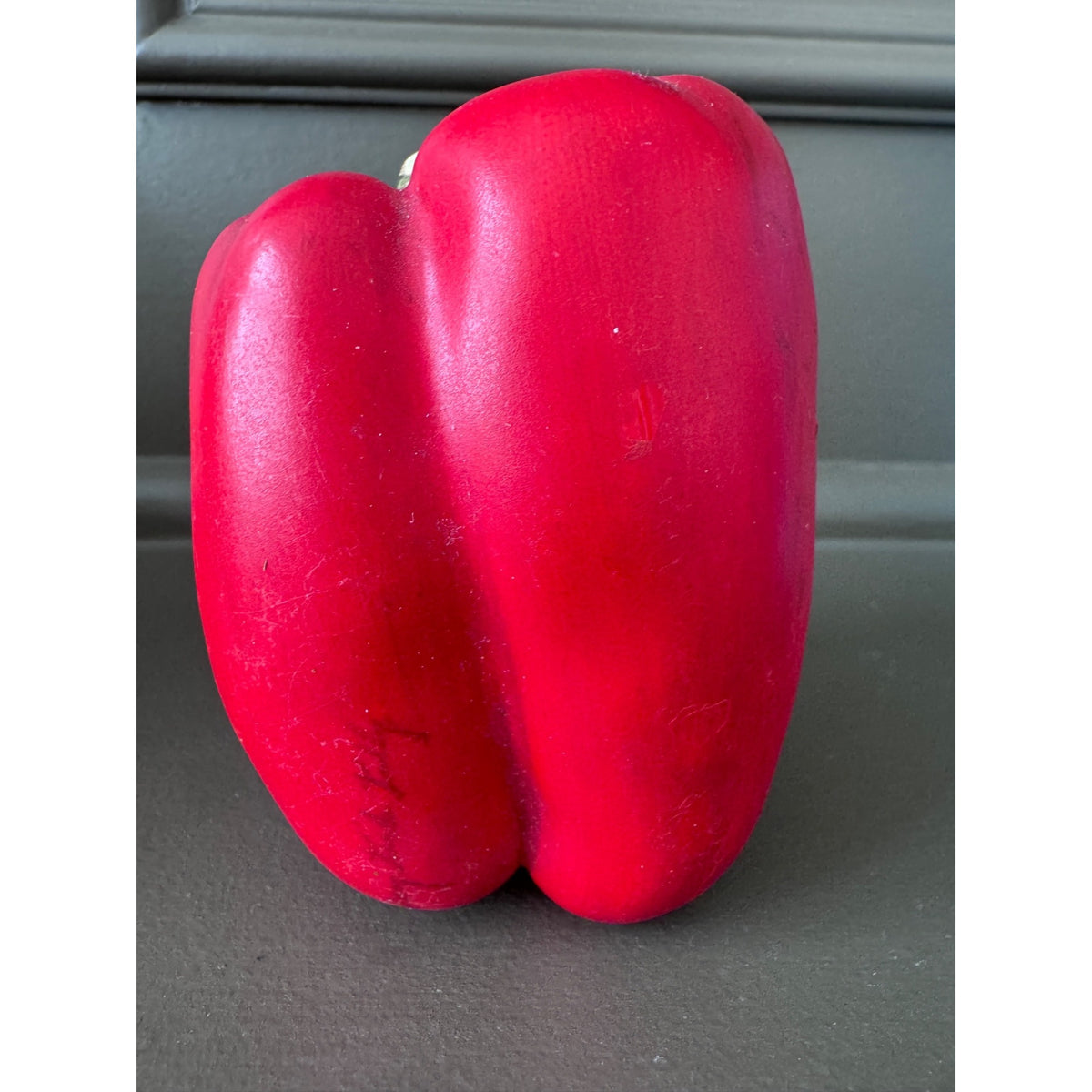 Mary Kirk Kelly Signed Ceramic Red Bell Pepper