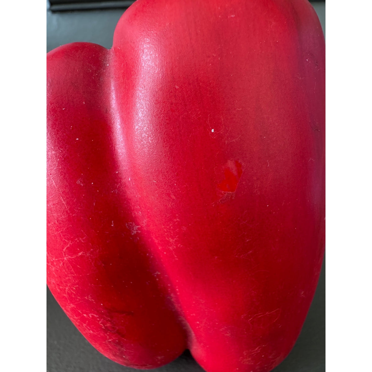 Mary Kirk Kelly Signed Ceramic Red Bell Pepper