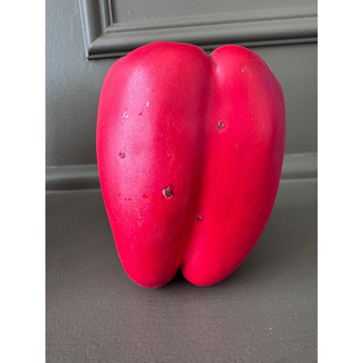 Mary Kirk Kelly Signed Ceramic Red Bell Pepper