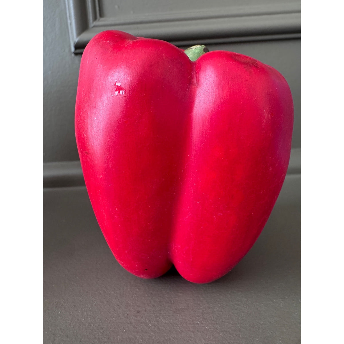 Mary Kirk Kelly Signed Ceramic Red Bell Pepper