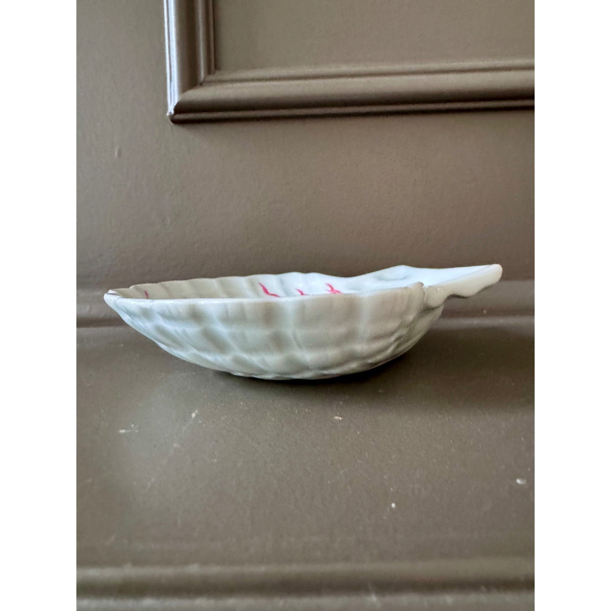Vintage Haviland Limoges Pink Pastoral Shell Dish