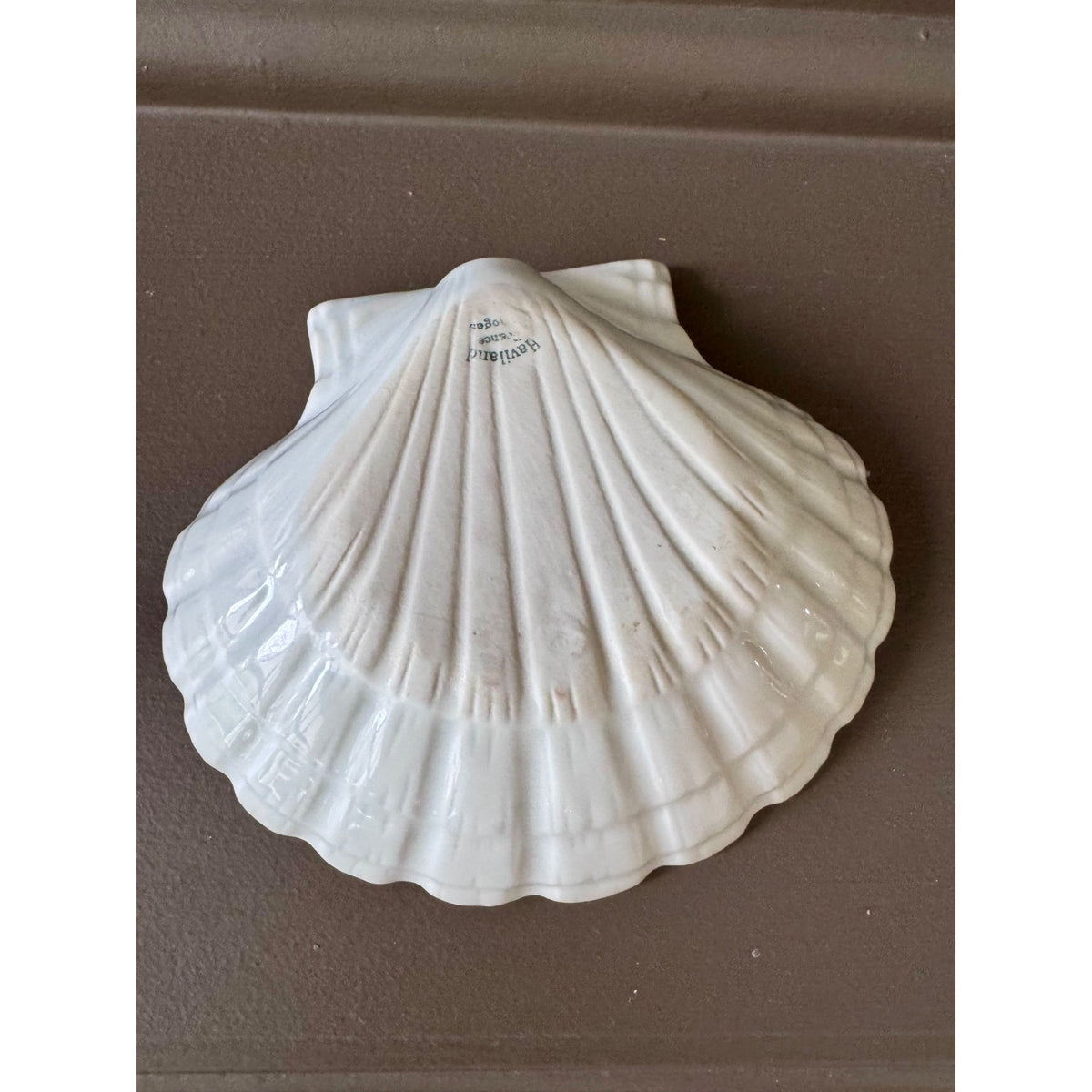 Vintage Haviland Limoges Pink Pastoral Shell Dish