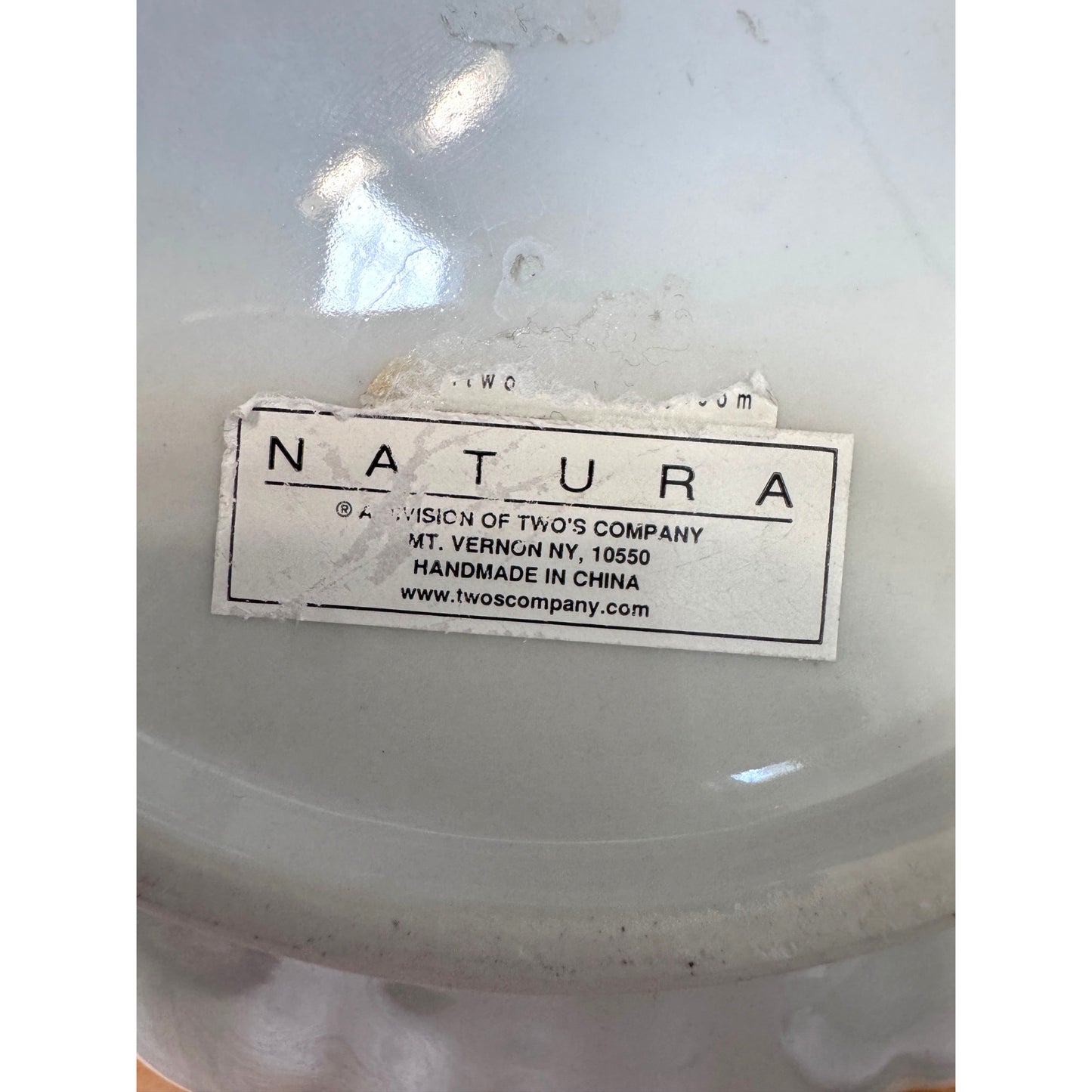 Natura Two’s Company Botanical Plate 8 Inch Floral Decorative Dish