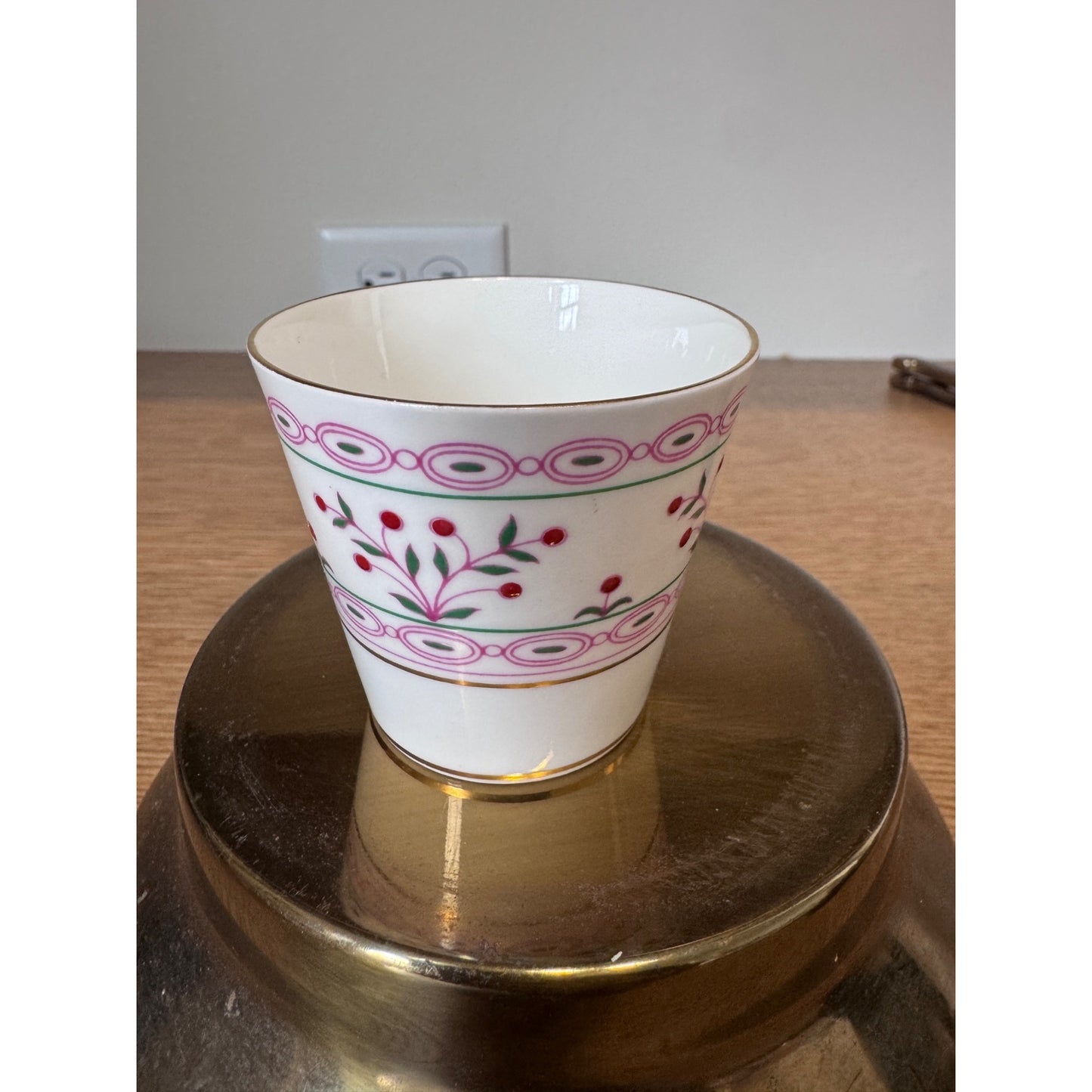 Royal Crown Derby “Brittany” Demitasse Cups | English Bone China (Cup Only)