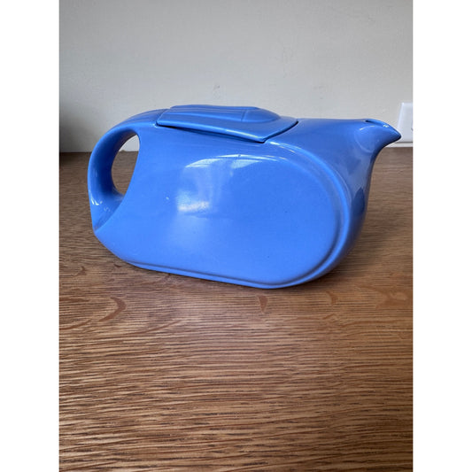 Vintage Hall China Westinghouse Delphinium Blue Refrigerator Water Pitcher