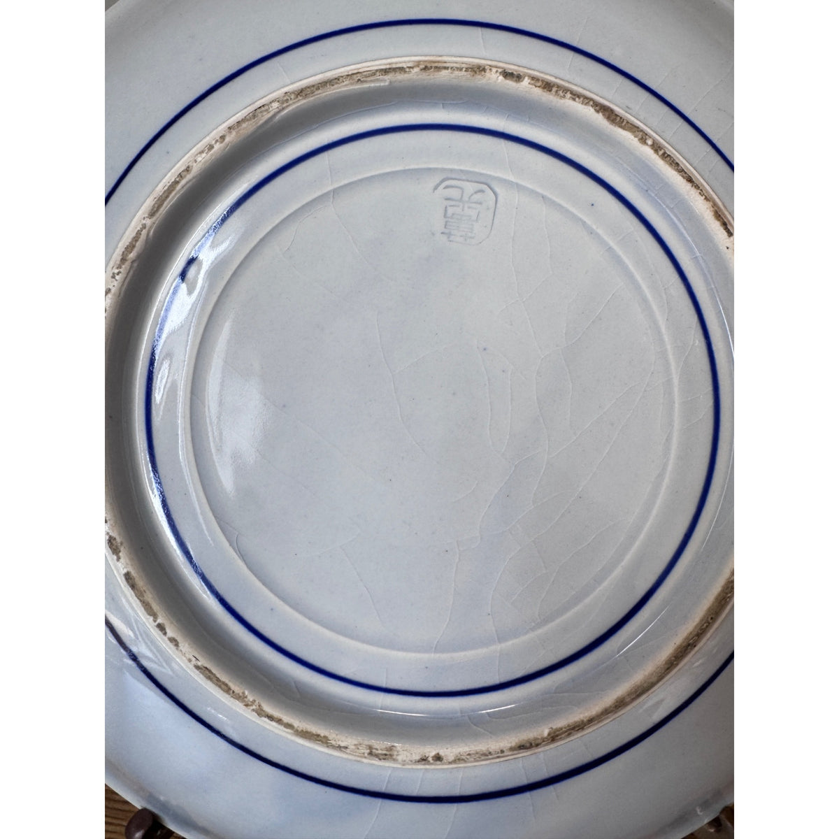 Chinese Blue White Porcelain Landscape Bowl 12.5"